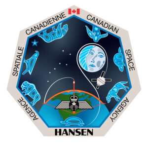 Jeremy Hansen's Artemis II mission patch. Image credit: Canadian Space Agency.