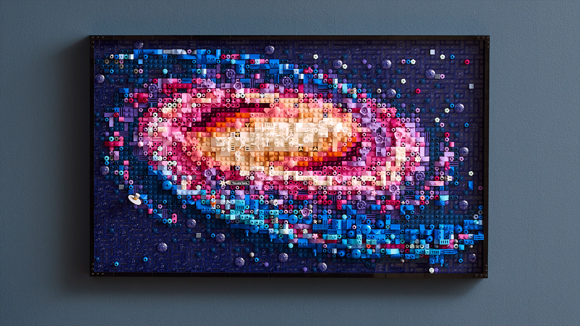 The new Lego Art The Milky Way Galaxy set creates a colorful, 3D mosaic of our neighborhood in the universe.