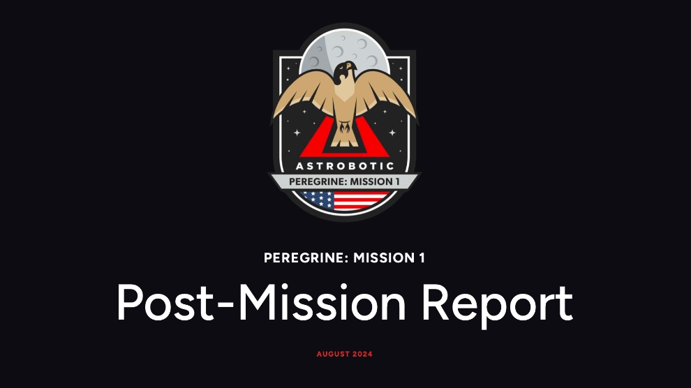 Astrobotic Releases Peregrine Mission One Failure Report