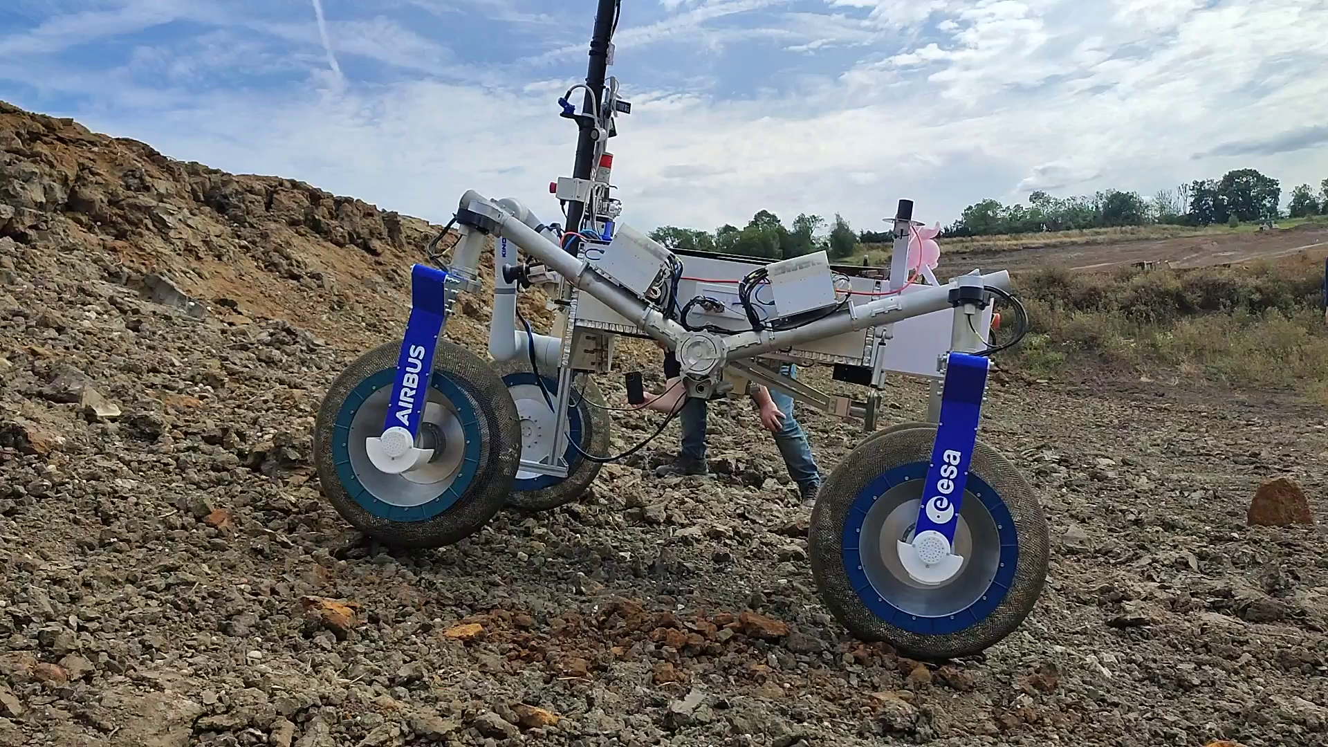 Mars rover trials