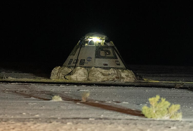 Starliner lands safely in New Mexico