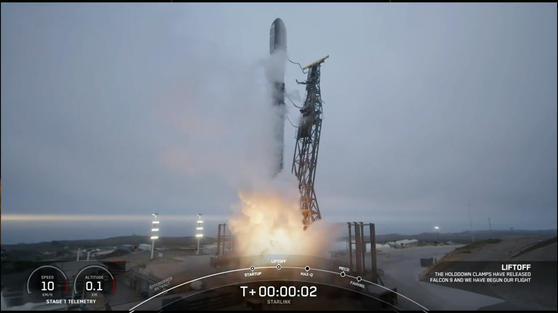 SpaceX launches 21 Starlink satellites from California's Vandenberg Space Force Base, lands rocket (video)