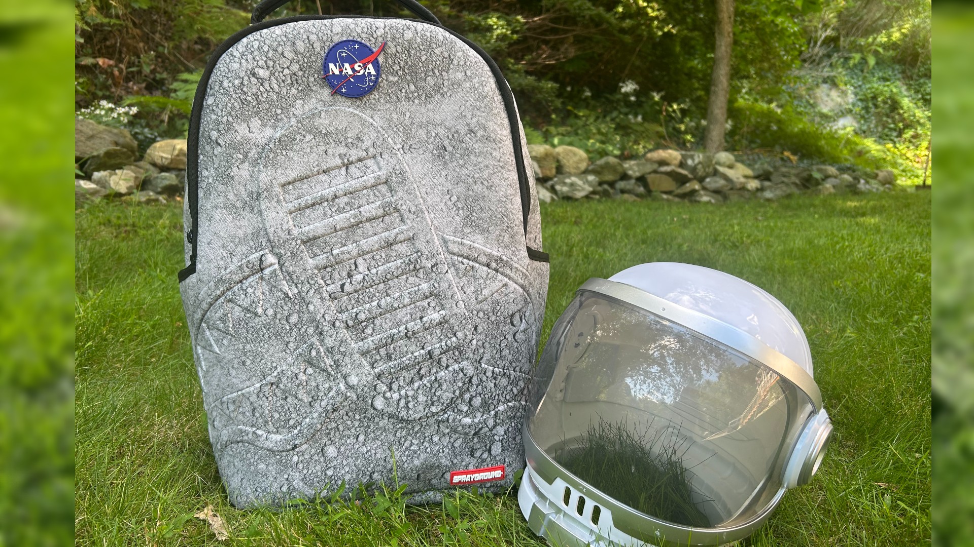 Apollo 11 moonwalk footprint featured on Sprayground's latest backpack