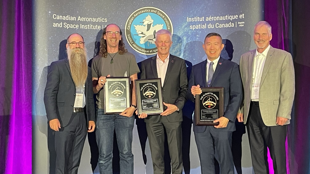 BRITE Constellation Mission Team Receives  CASI 2024 Alouette Award