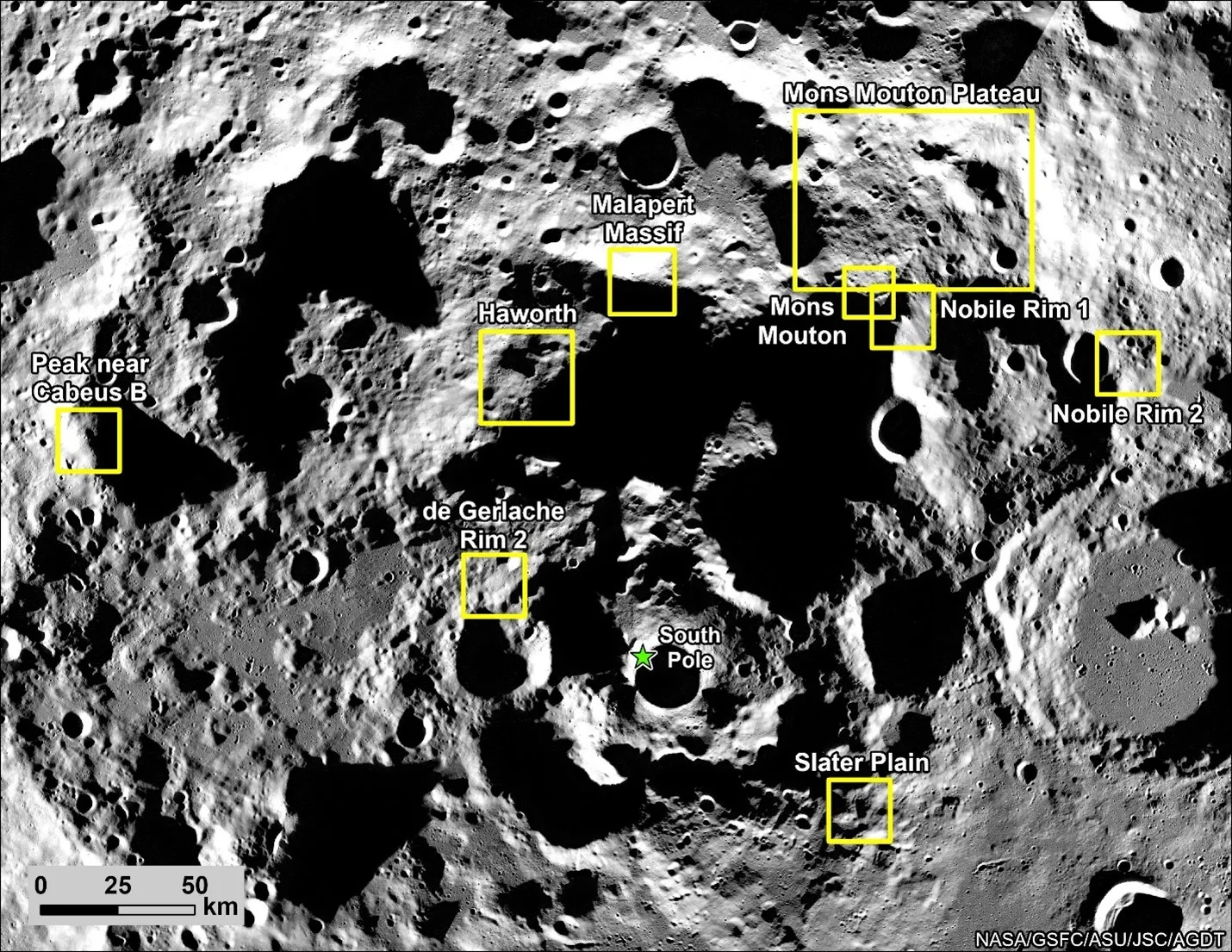 NASA announces 9 possible moon landing sites for Artemis 3 lunar mission