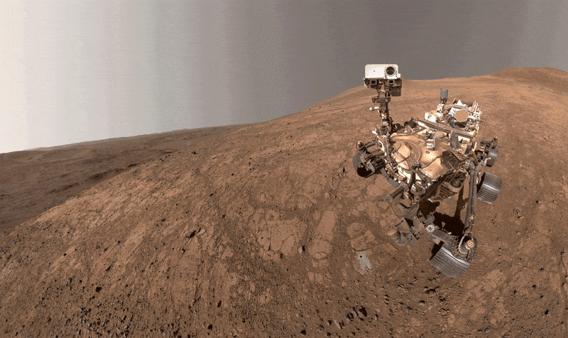 A Dust Devil Photobombs Perseverance!