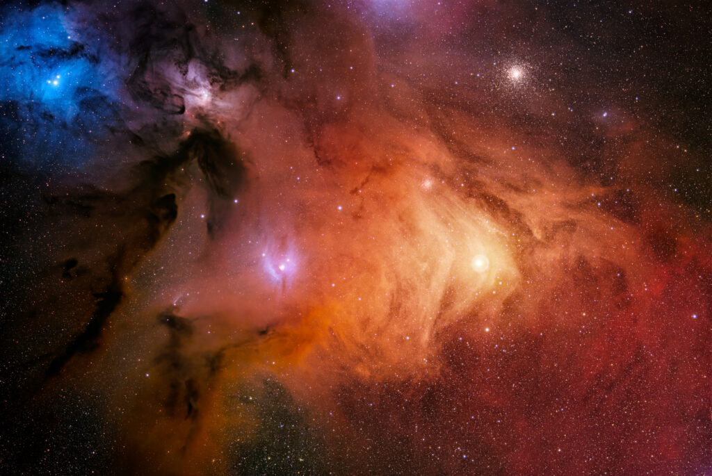 Amateur astronomer reveals a colorful portrait of Earth's closest star-forming neighbor (photo)