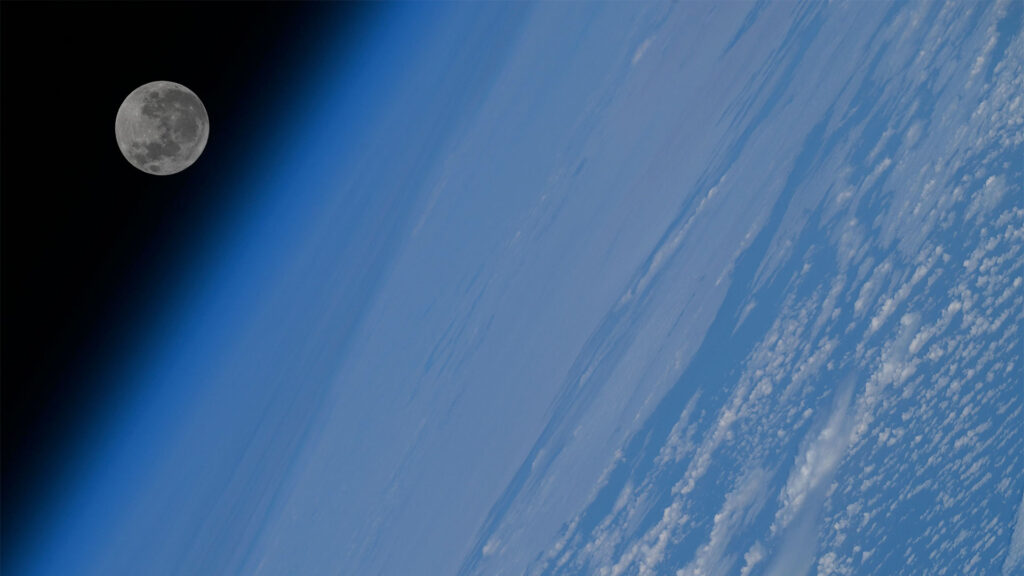 Astronaut sees 'Flower Moon' from orbit | Space photo of the day for May 13, 2025