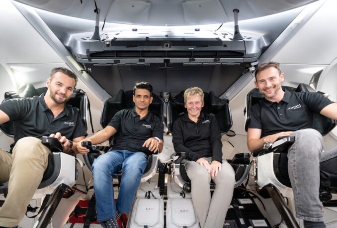 Axiom Mission 4 delayed due to Dragon capsule readiness