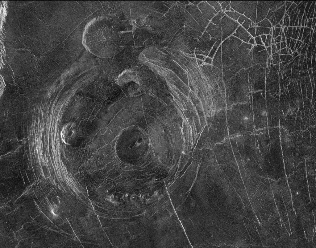 Curious circles on Venus suggest its surface is still changing