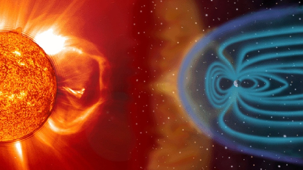 Earth's skies pulse in sync with the sun's solar flares