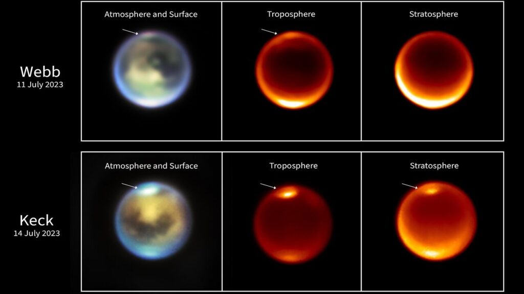 James Webb Space Telescope captures ghostly images of clouds on Saturn's largest moon Titan