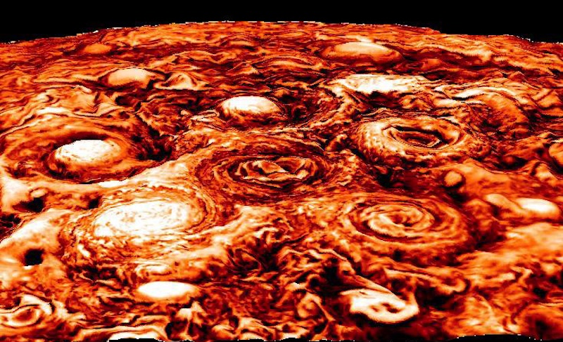 Jupiter and Io: New insights into stormy, volcanic worlds