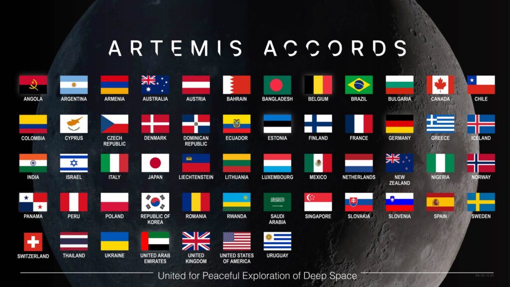 NASA Supports Artemis Accords Signatories Advancing Exploration