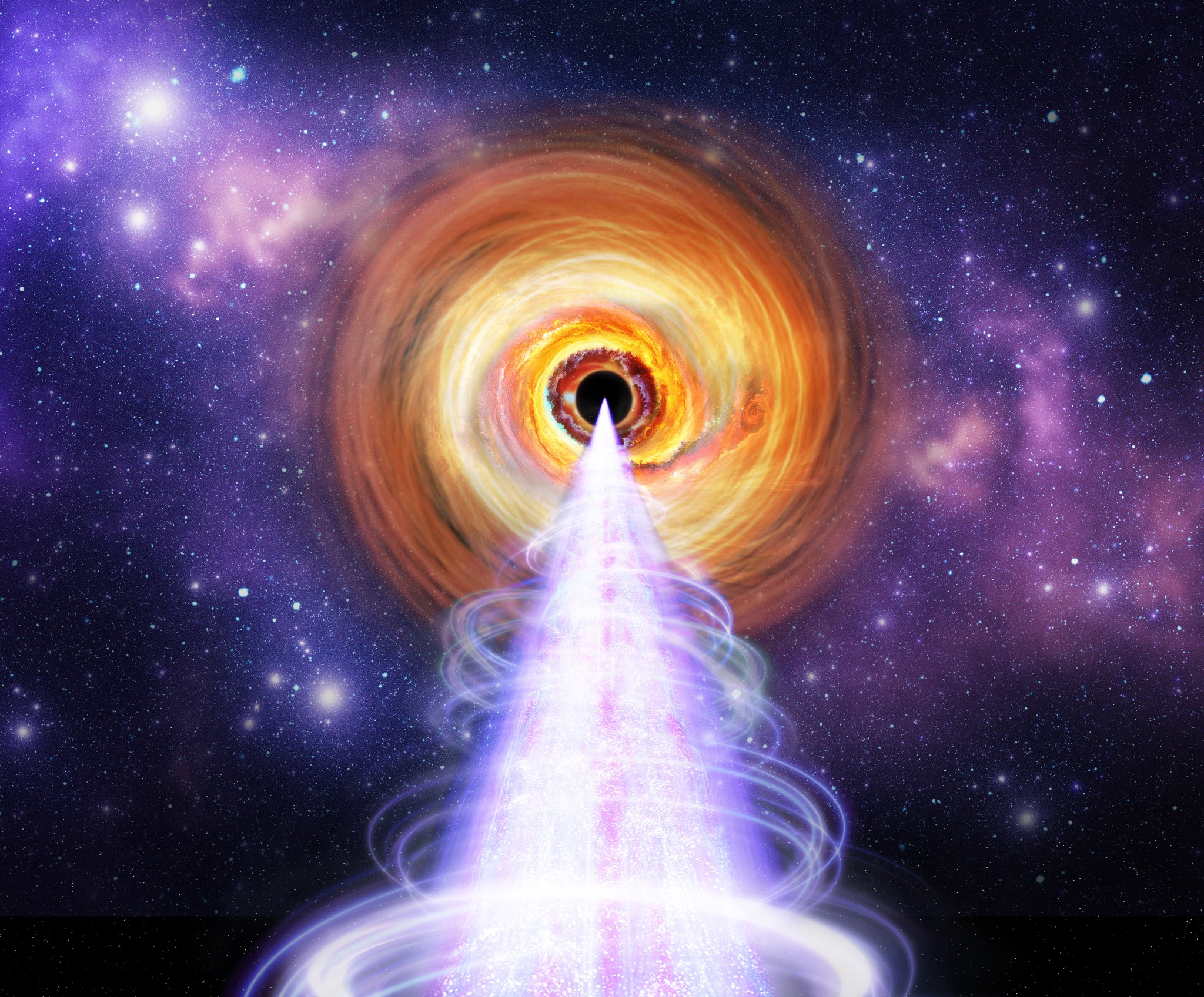 NASA’s IXPE Reveals X-ray-Generating Particles in Black Hole Jets