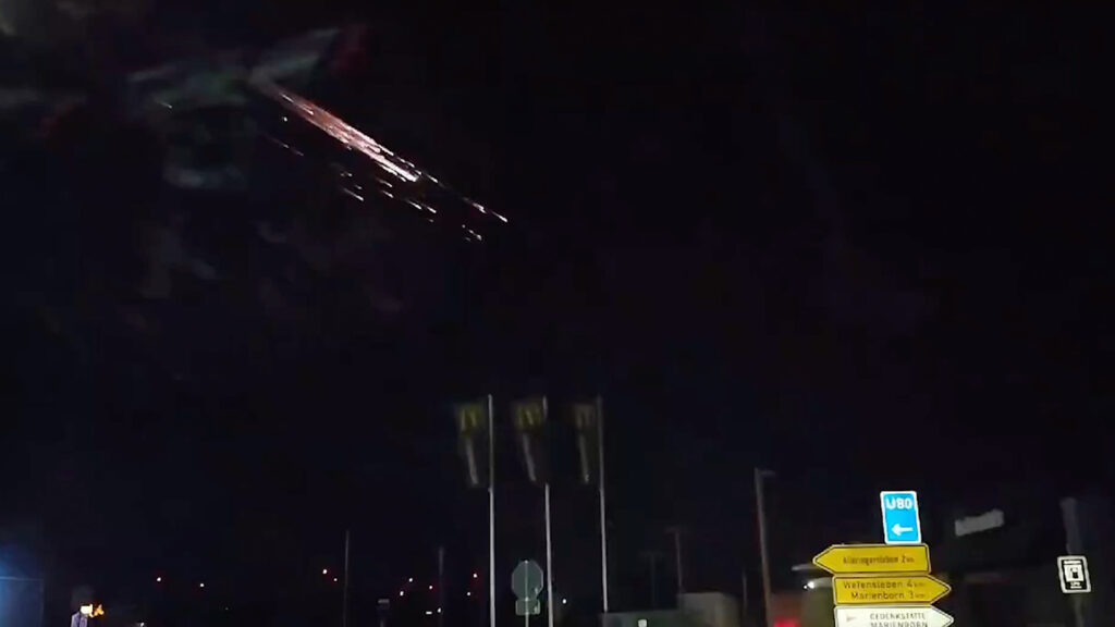 Sensors designed to detect nuclear detonations can help track space debris falling to Earth