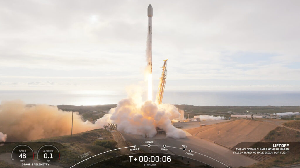 SpaceX launches 26 Starlink satellites to orbit from California