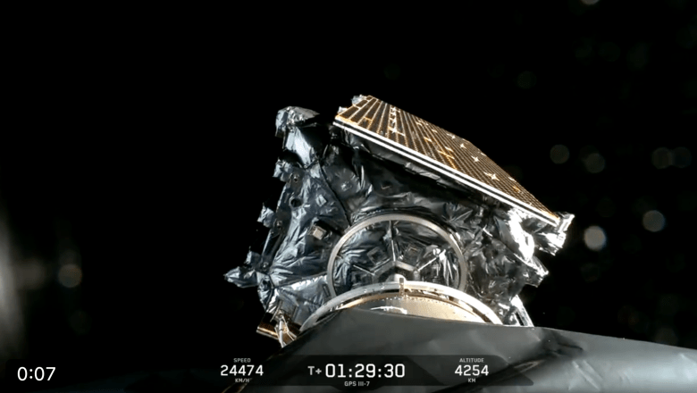 SpaceX launches latest GPS III satellite for U.S. military