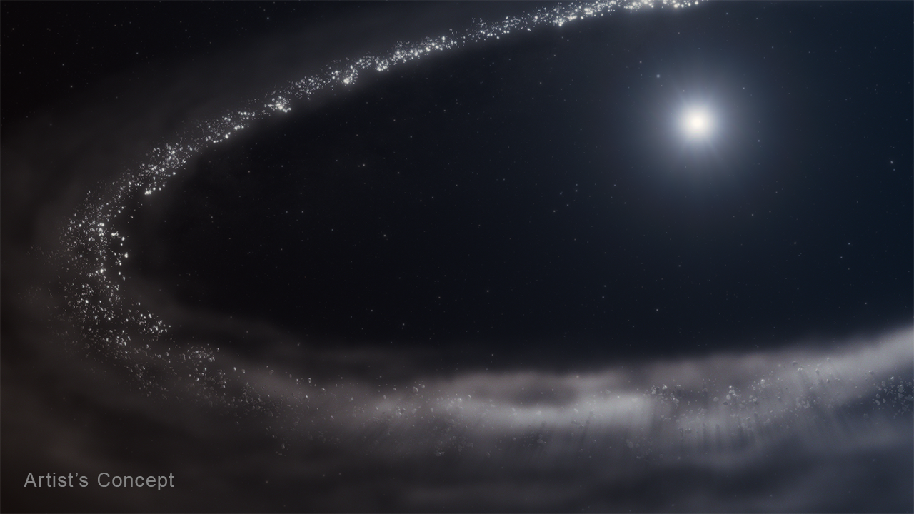 Webb Identifies Frozen Water in Young Star System HD 181327