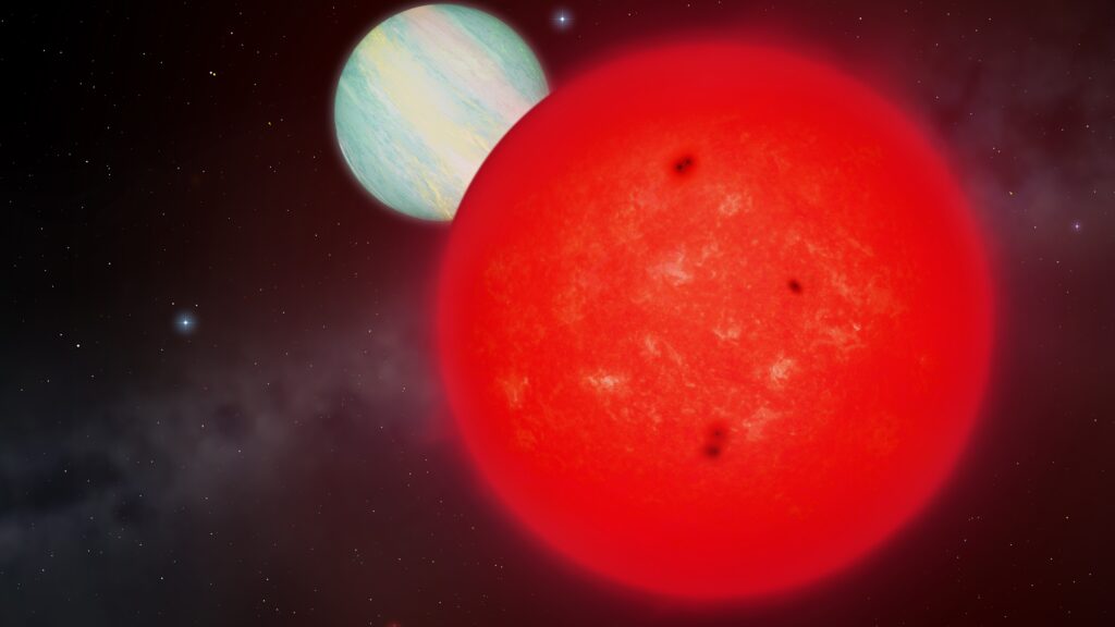 A tiny star gave birth to a giant exoplanet, but no one knows how