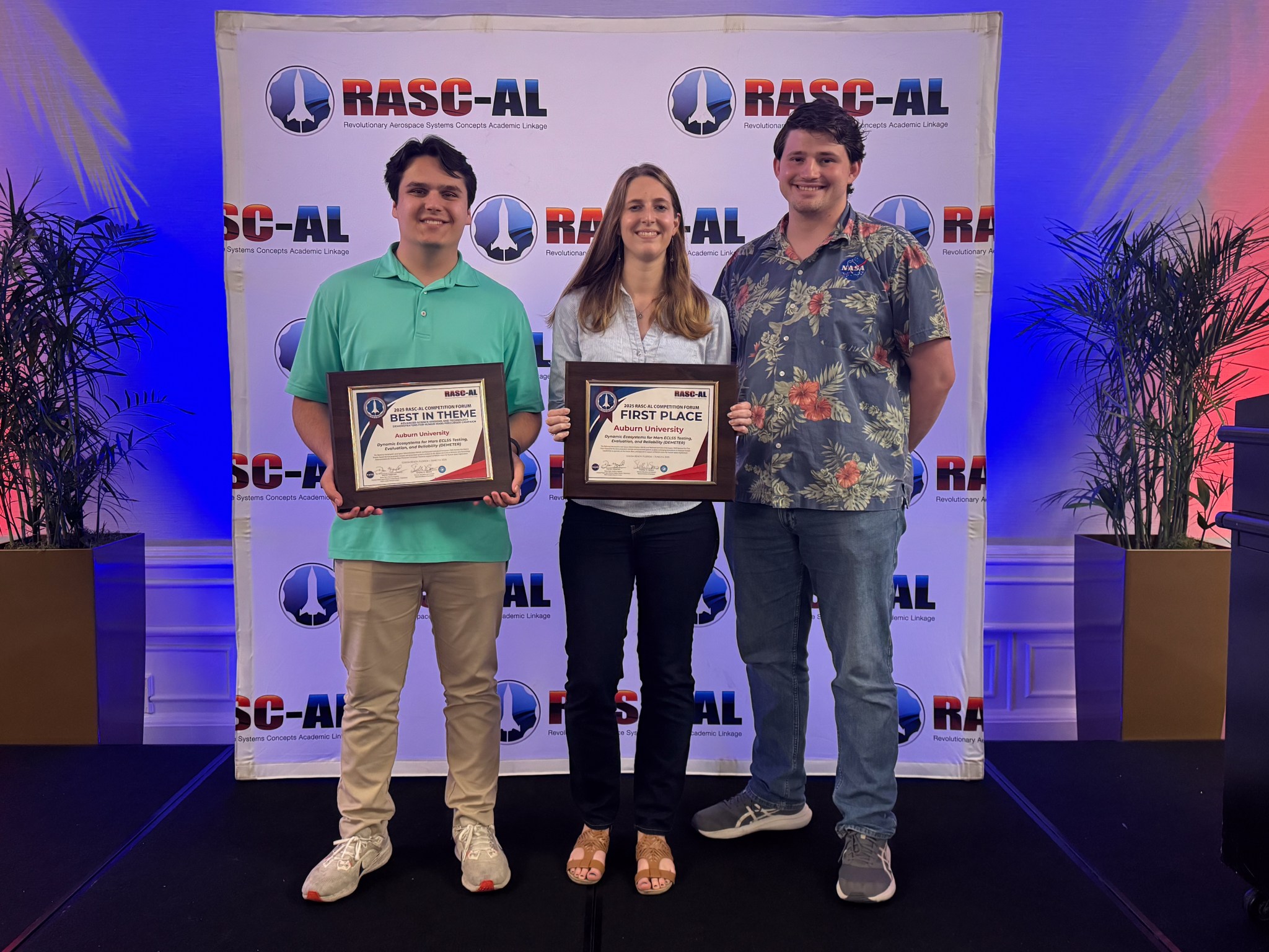 Auburn Team Wins 2025 NASA Moon and Mars Design Competition