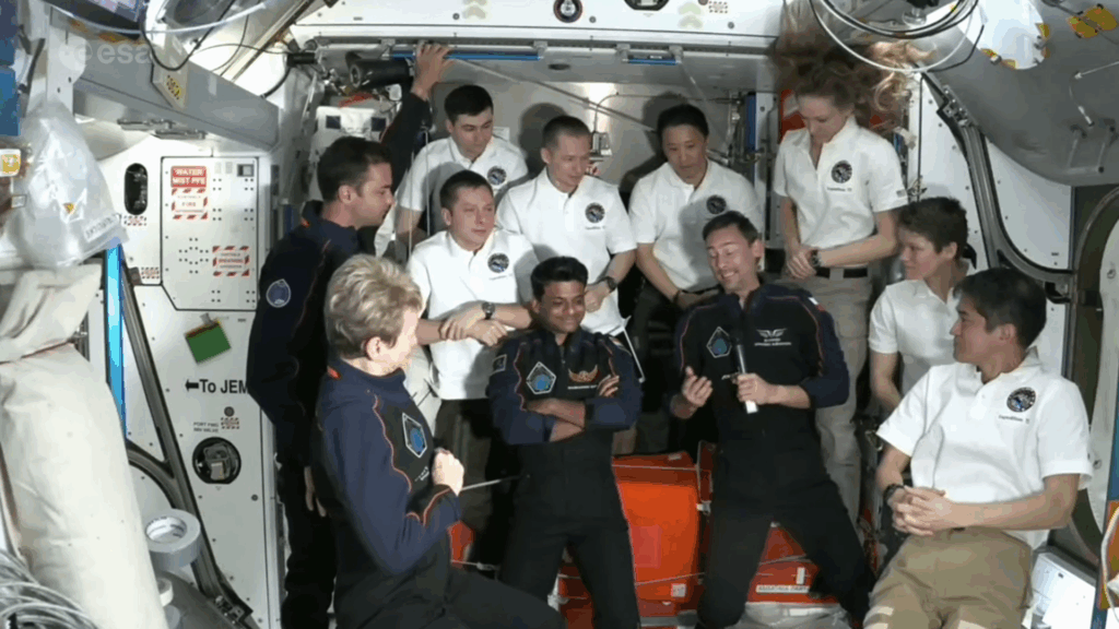 Ax-4 joins the International Space Station