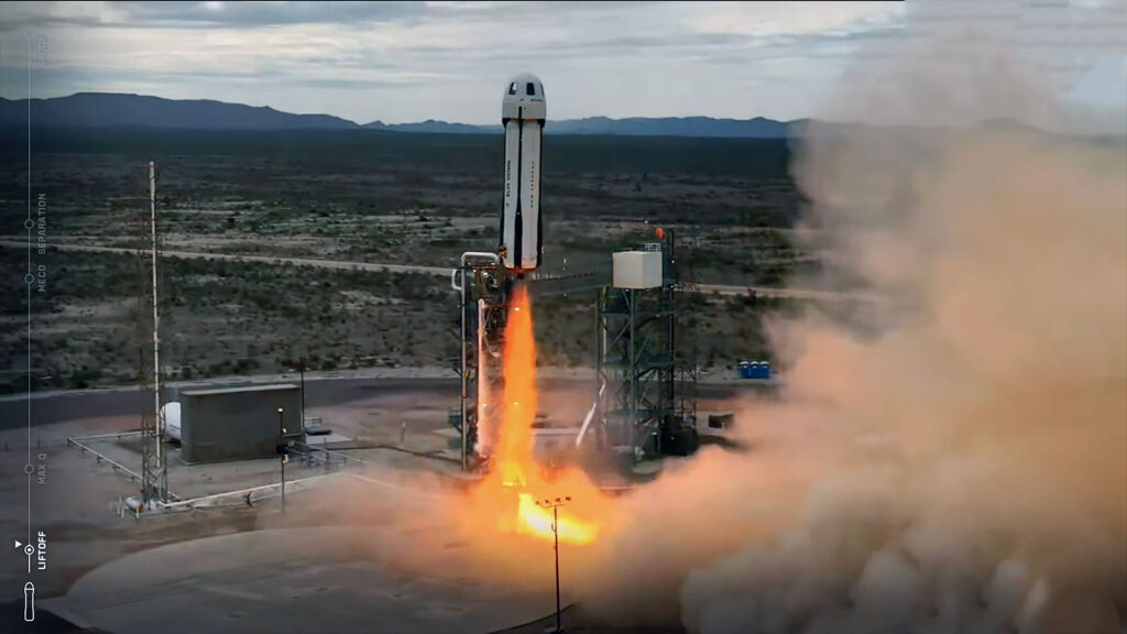 Blue Origin launches 6 tourists on suborbital trip from Texas, including 750th person ever to fly into space