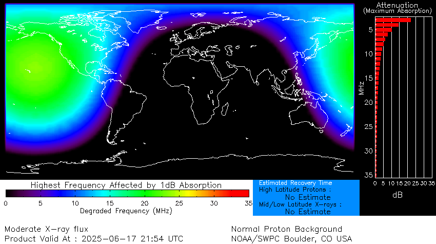 Colossal solar flare erupts from Earth-facing sunspot, sparking strong radio blackouts over Pacific Ocean (video)