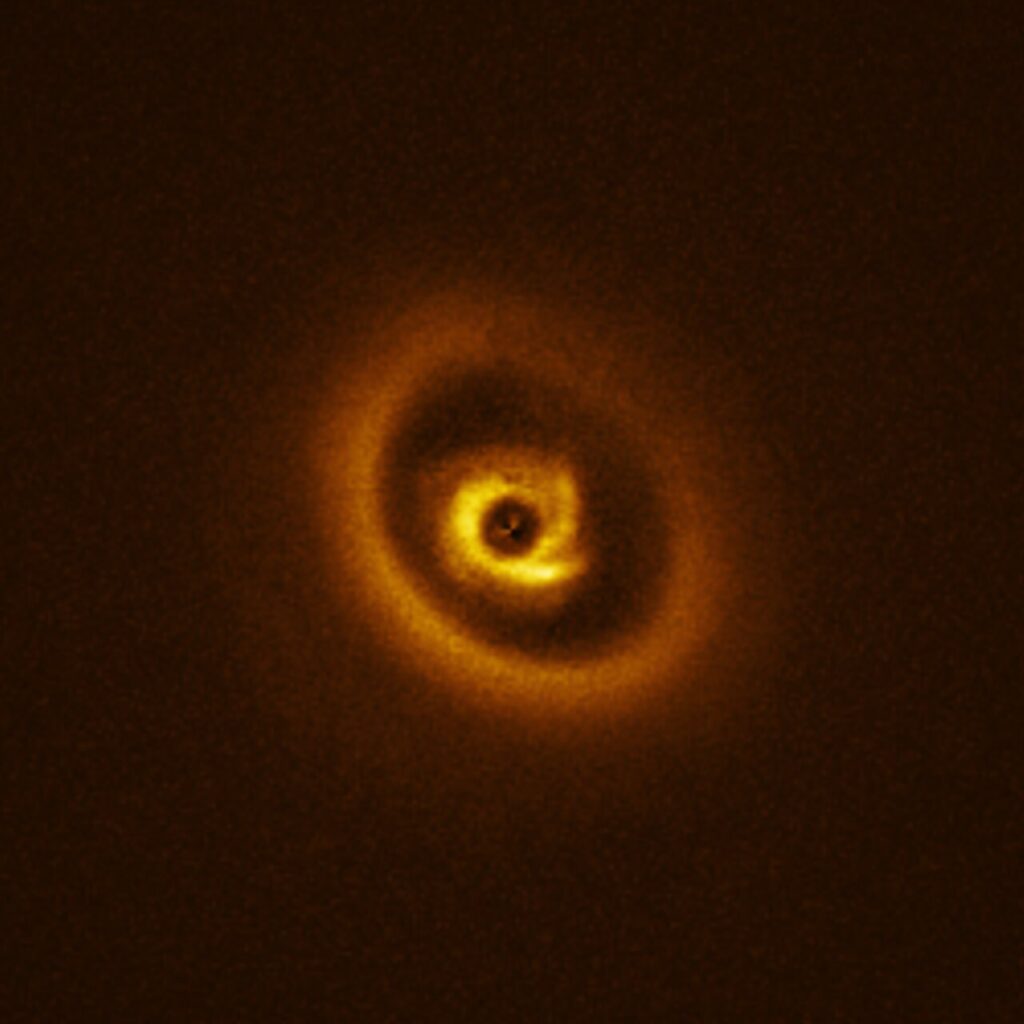 Cosmic rings reveal new planet being born | Space photo of the day for June 11, 2025
