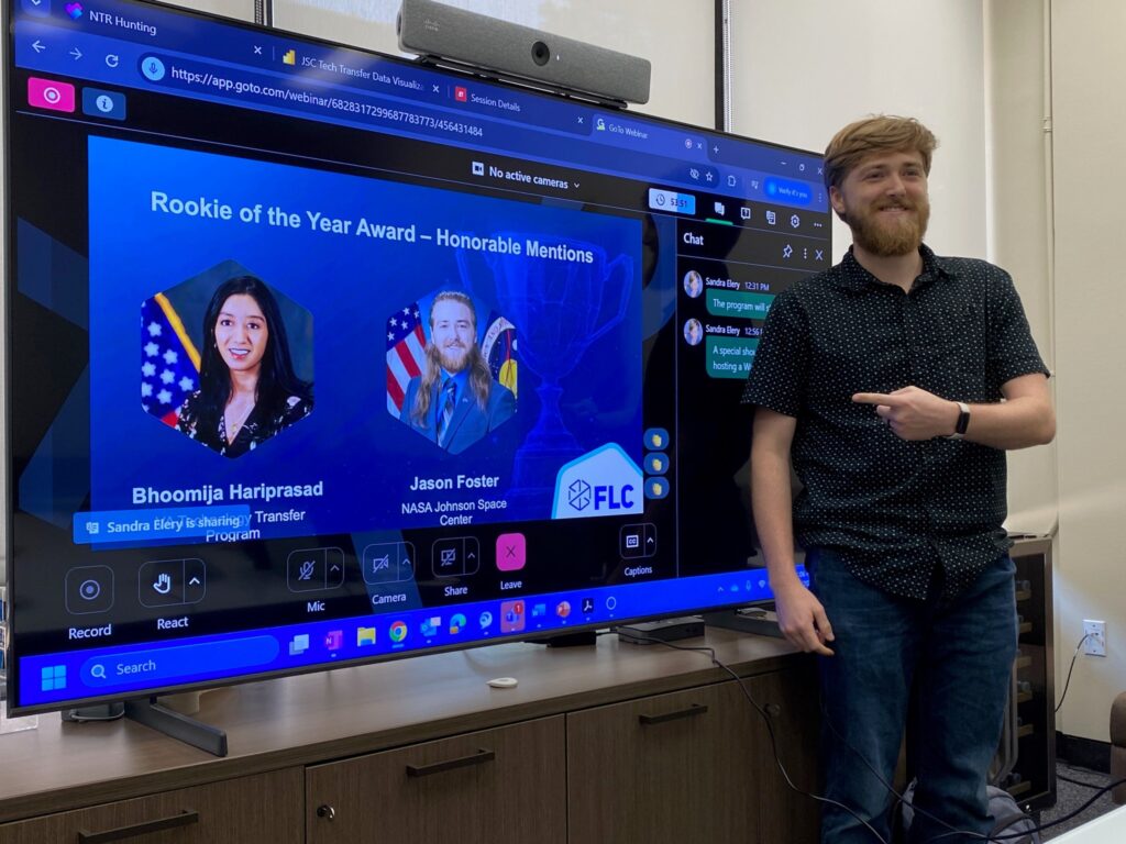 Johnson’s Jason Foster Recognized for New Technology Reporting Record
