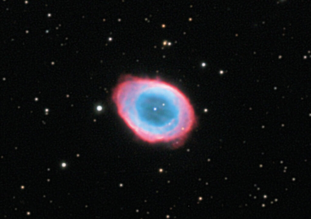 Lyra’s stunning smoke ring – M57
