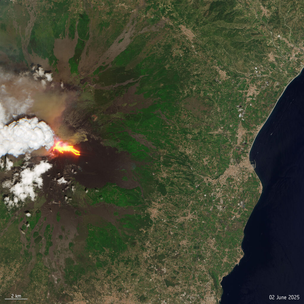 Mount Etna's terrifying eruption from orbit | Space photo of the day for June 4, 2025