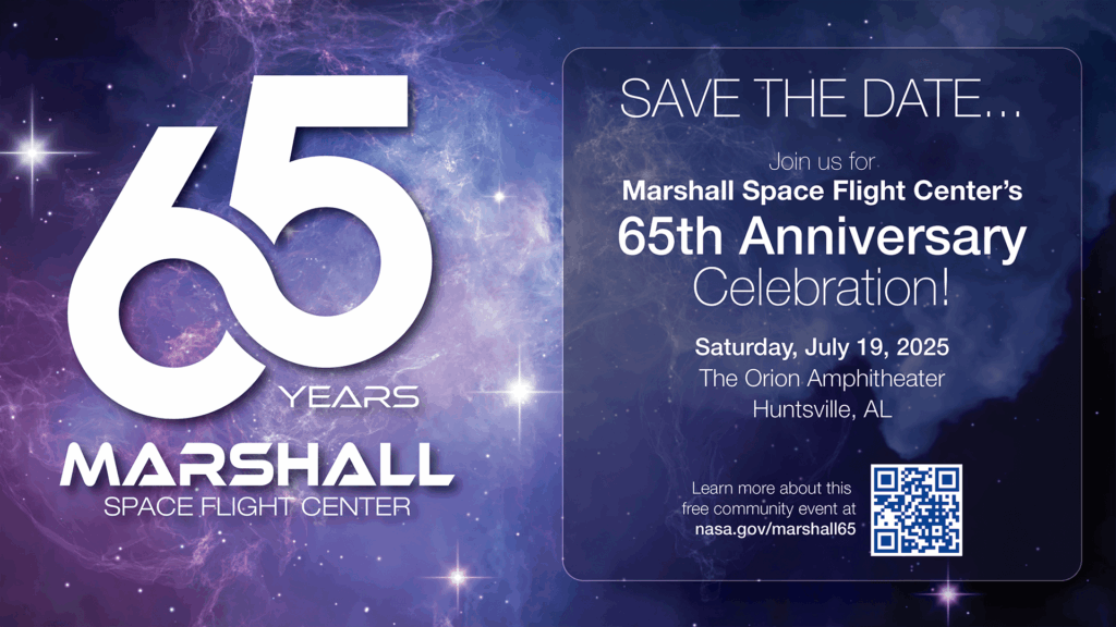 NASA Welcomes Community, Astronauts to Marshall’s 65th Anniversary Celebration July 19