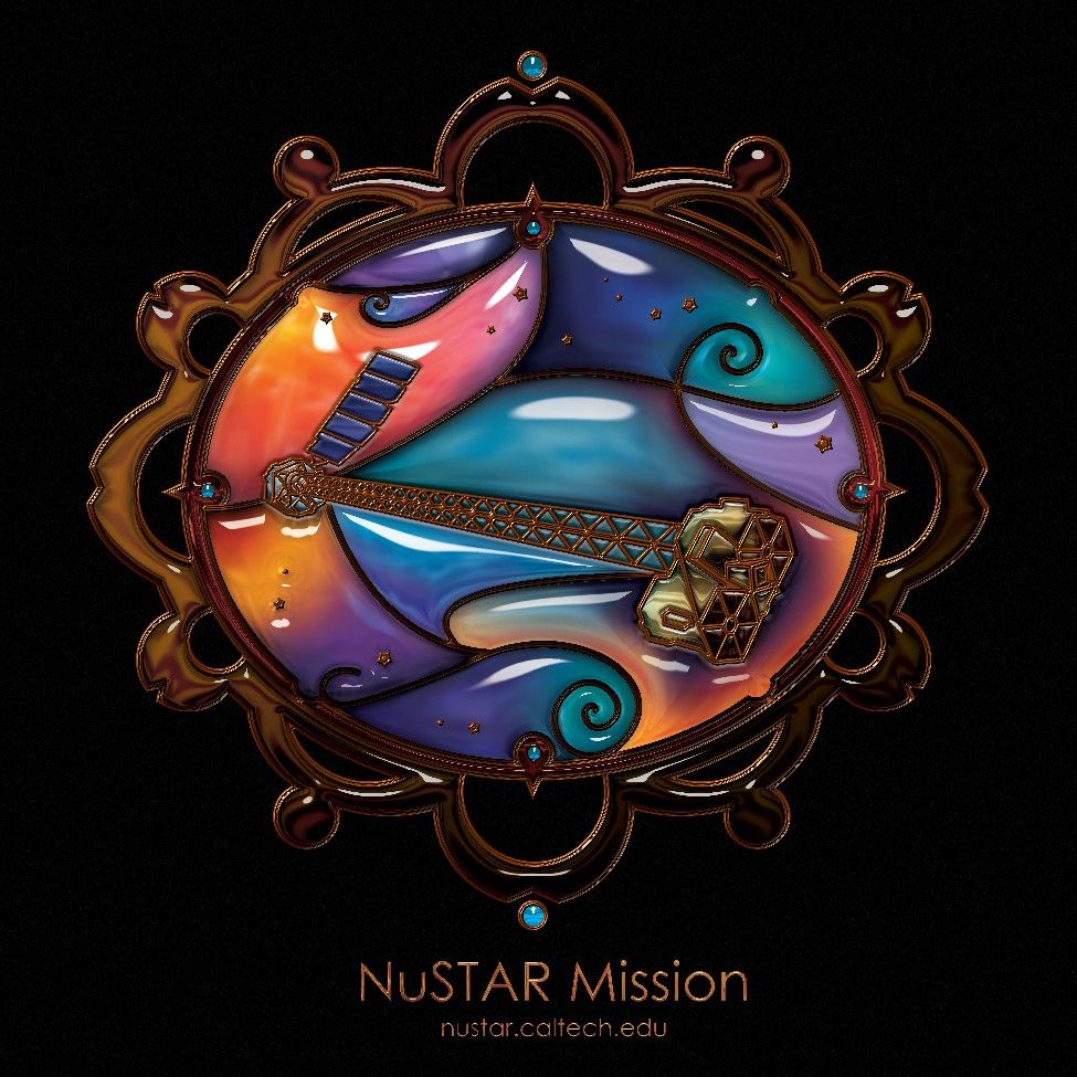 NuSTAR Art + Coloring Pages