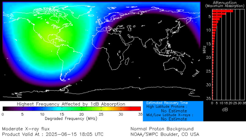 Powerful solar flare erupts from sun triggering radio blackouts across North America (video)