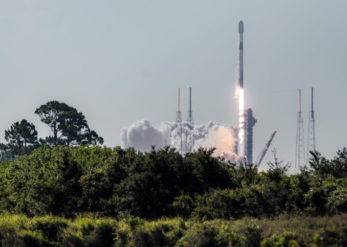 SpaceX launches 23 Starlink satellites on a Falcon 9 rocket from Cape Canaveral