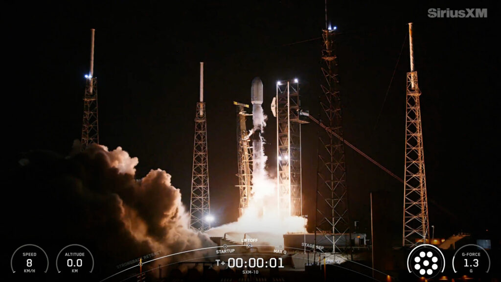 SpaceX launches Sirius XM radio satellite to orbit, lands rocket on ship at sea (video, photos)
