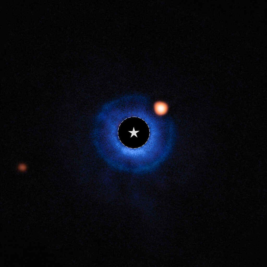 Webb finds evidence of a lightweight planet around TWA 7