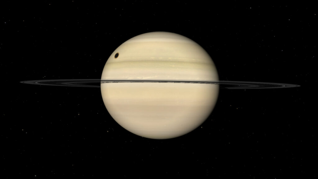 A vast shadow will sweep over Saturn's cloud tops early on July 18: Here's how to see it