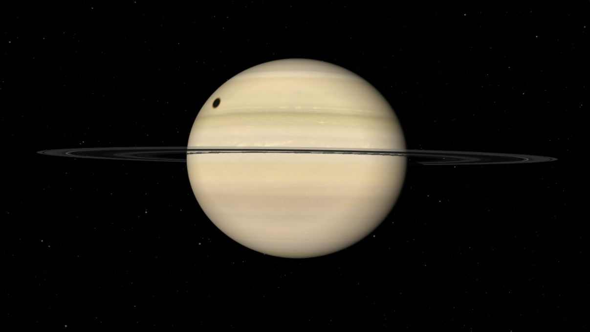 A vast shadow will sweep over Saturn's cloud tops early on July 18: Here's how to see it