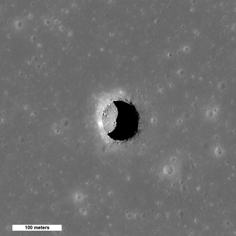 AI Uncovers Subsurface Entrances on the Moon