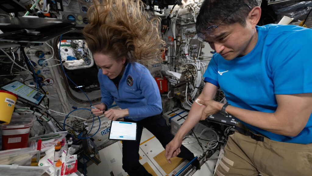 Astronauts collect blood aboard the ISS | Space photo of the day for July 21, 2025