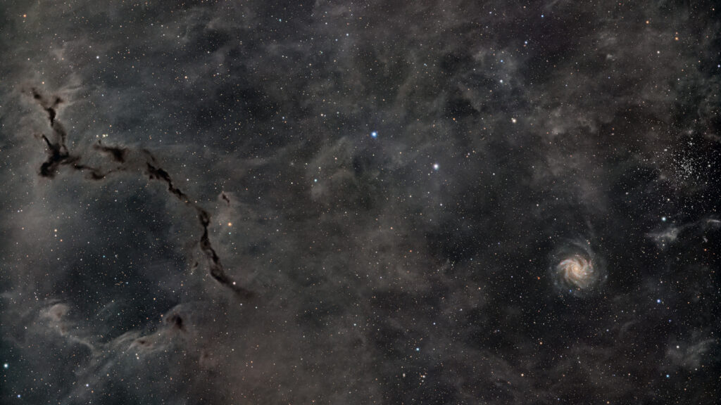 Astrophotographer captures galactic fireworks near the Seahorse Nebula in eerie deep-space photo