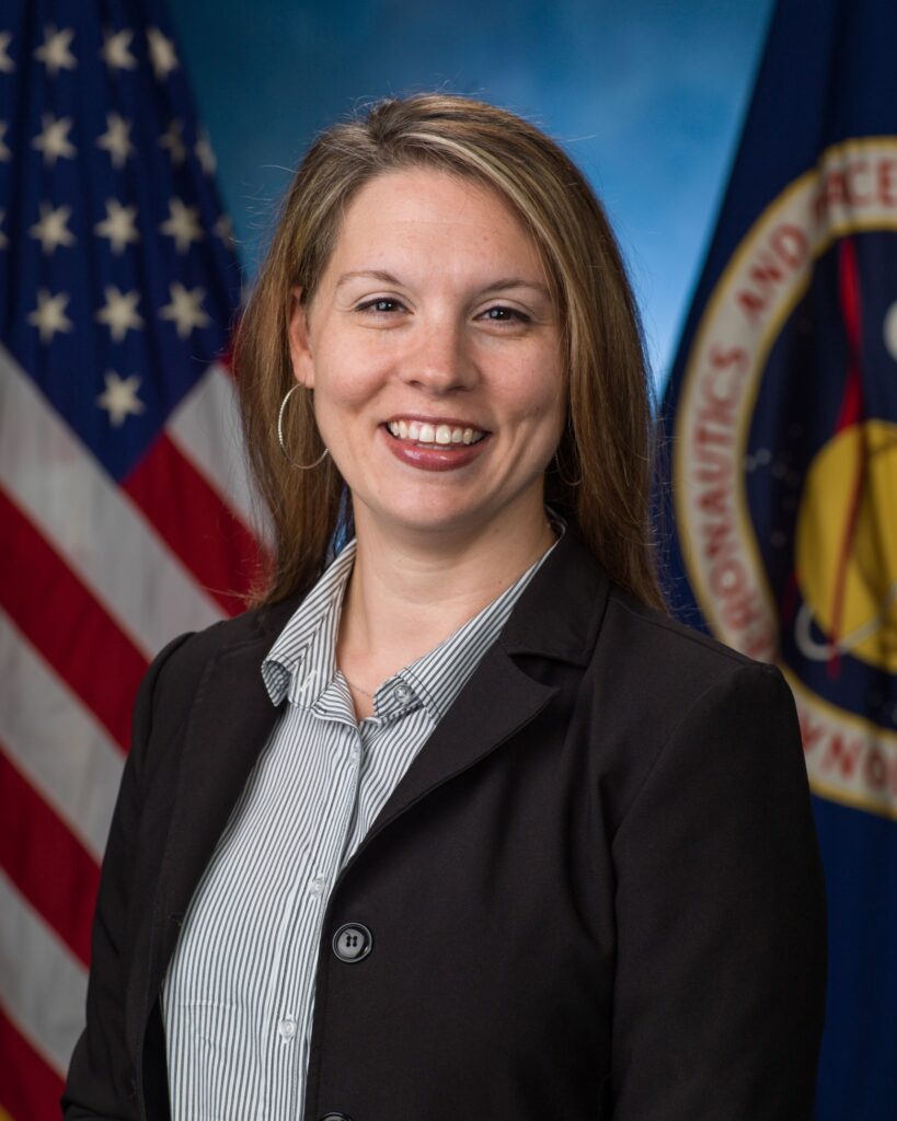 Chief Training Officer Teresa Sindelar Touches the Future of Human Spaceflight