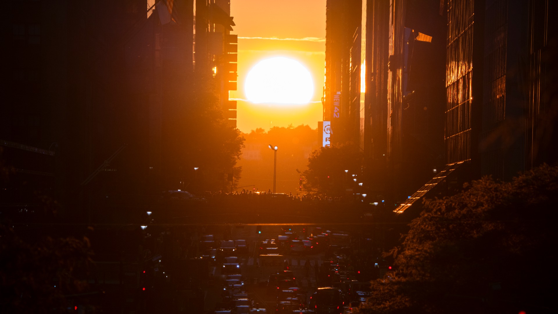 Don't miss the last full 'Manhattanhenge' sunset of 2025 light up NYC today