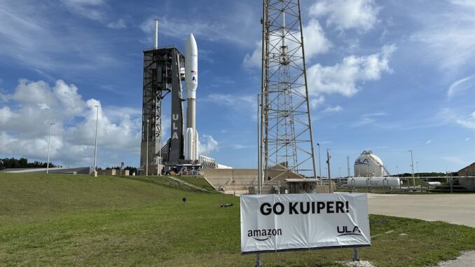 Live coverage: SpaceX to launch 24 Amazon Project Kuiper satellites on a Falcon 9 rocket from Cape Canaveral