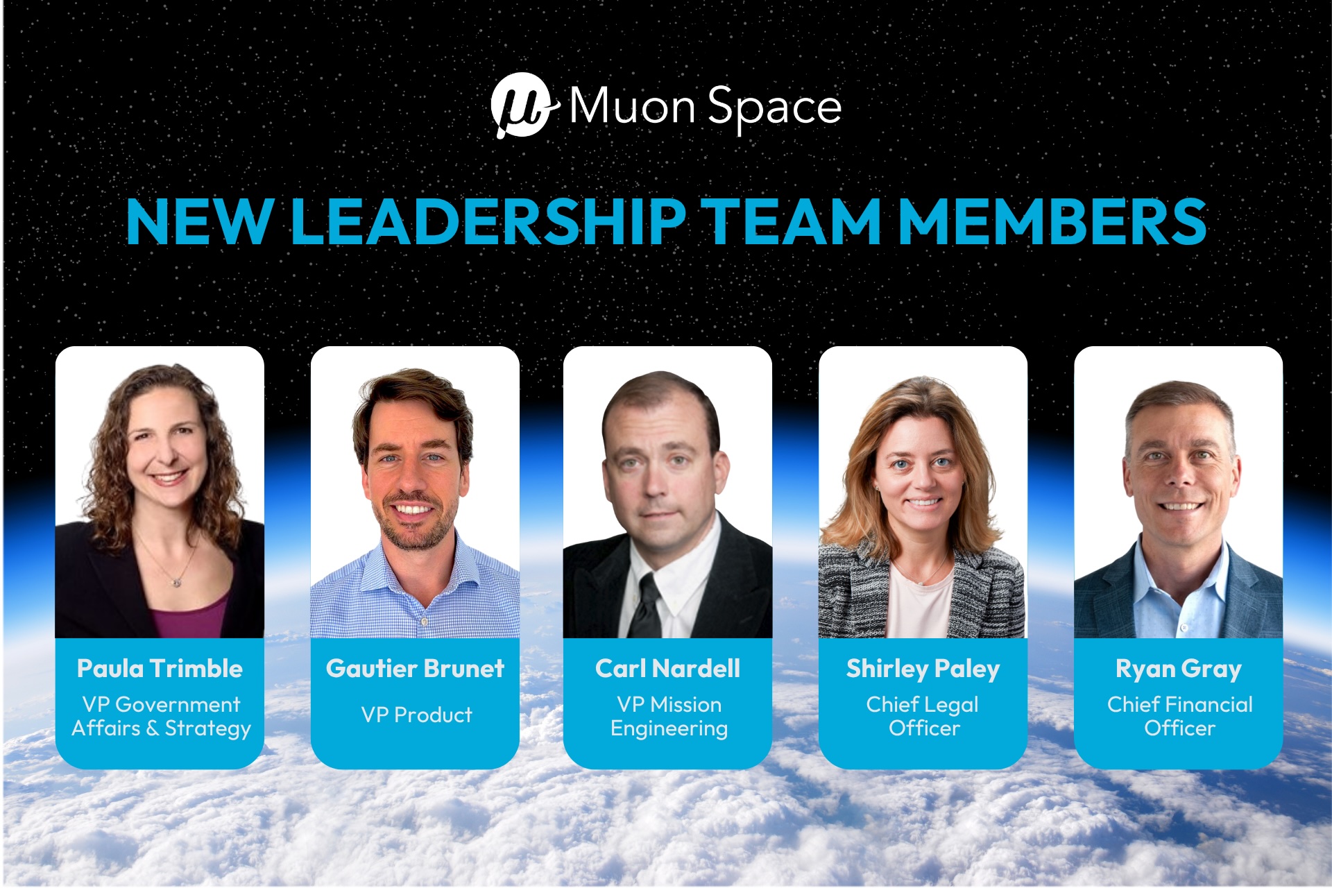 Muon Space names new leadership to advance role in government market