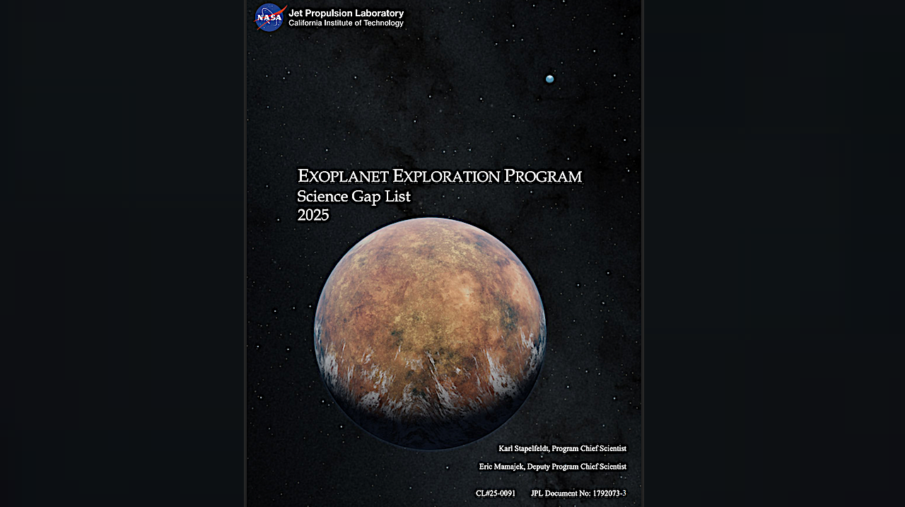NASA Exoplanet Exploration Program (ExEP) Science Gap List