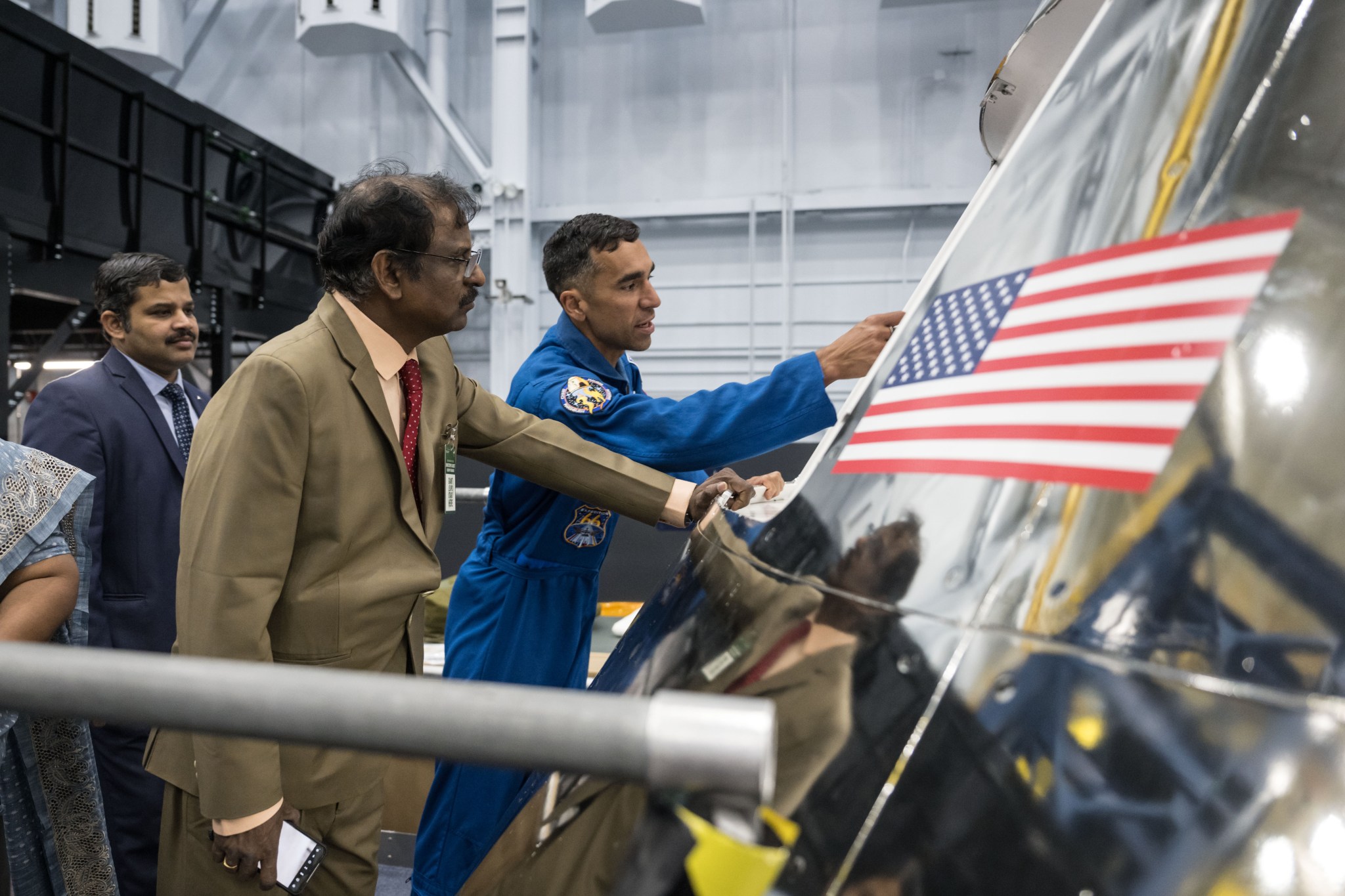 NASA Hosts ISRO Officials at Johnson, Kennedy
