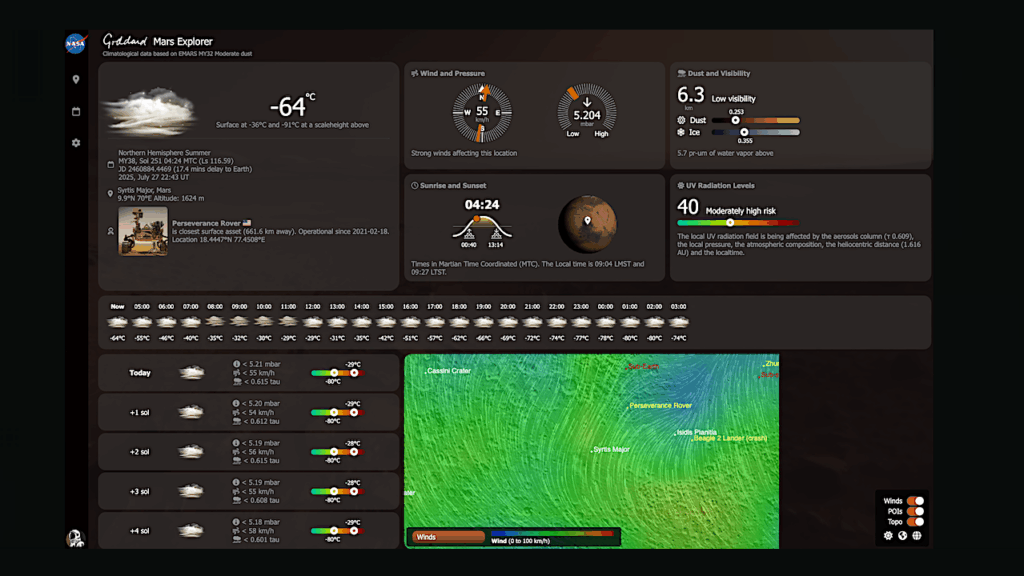 NASA Mars Explorer App